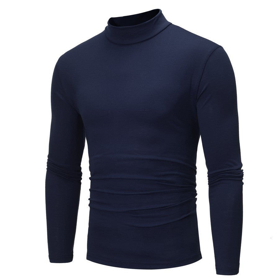 Herrens rullkragepullover med smal passform och elegant strukturerat material Eva Jonsson-Eva Jonsson