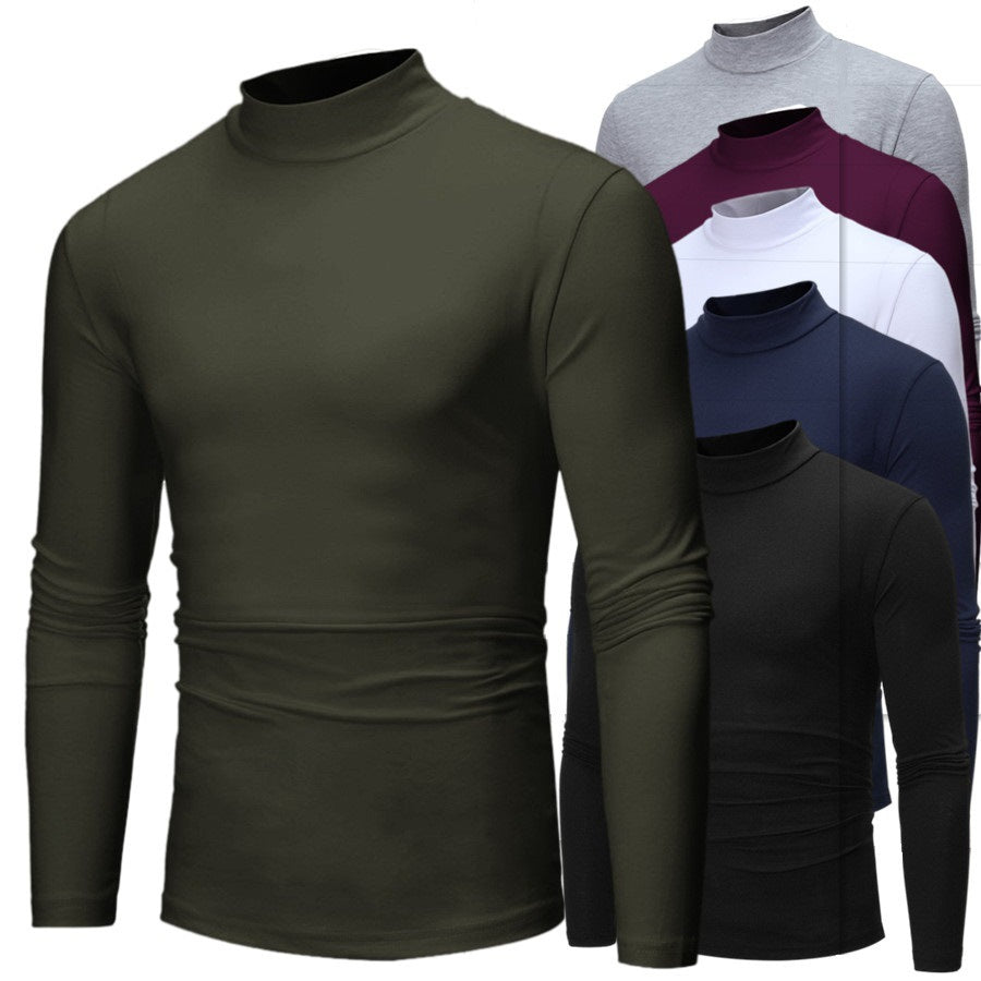 Herrens rullkragepullover med smal passform och elegant strukturerat material Eva Jonsson-Eva Jonsson