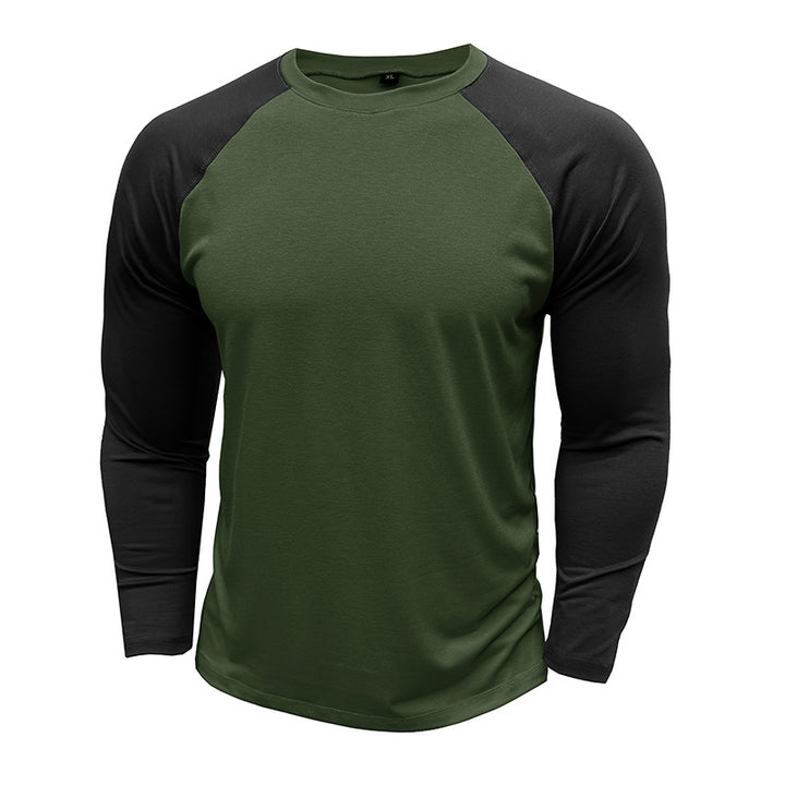 Herrens sportiga långärmade skjorta med raglanärmar Mirla-Eva Jonsson