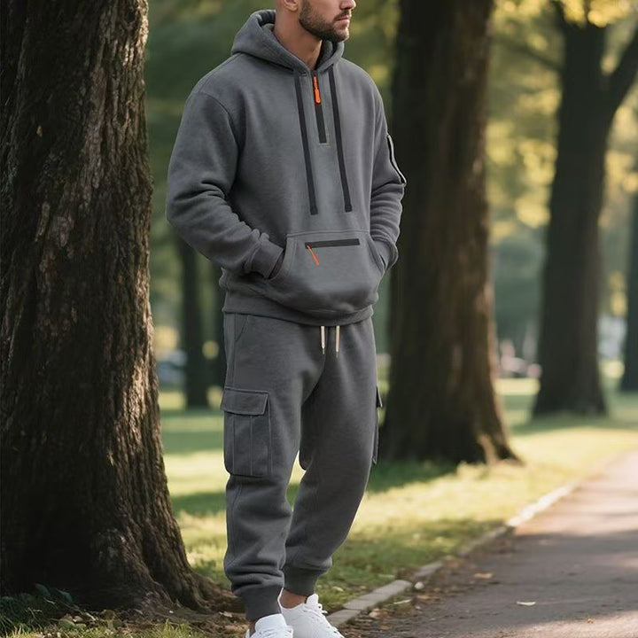 Herrens stiliga fritids-hoodie och joggingset Mirla-Eva Jonsson