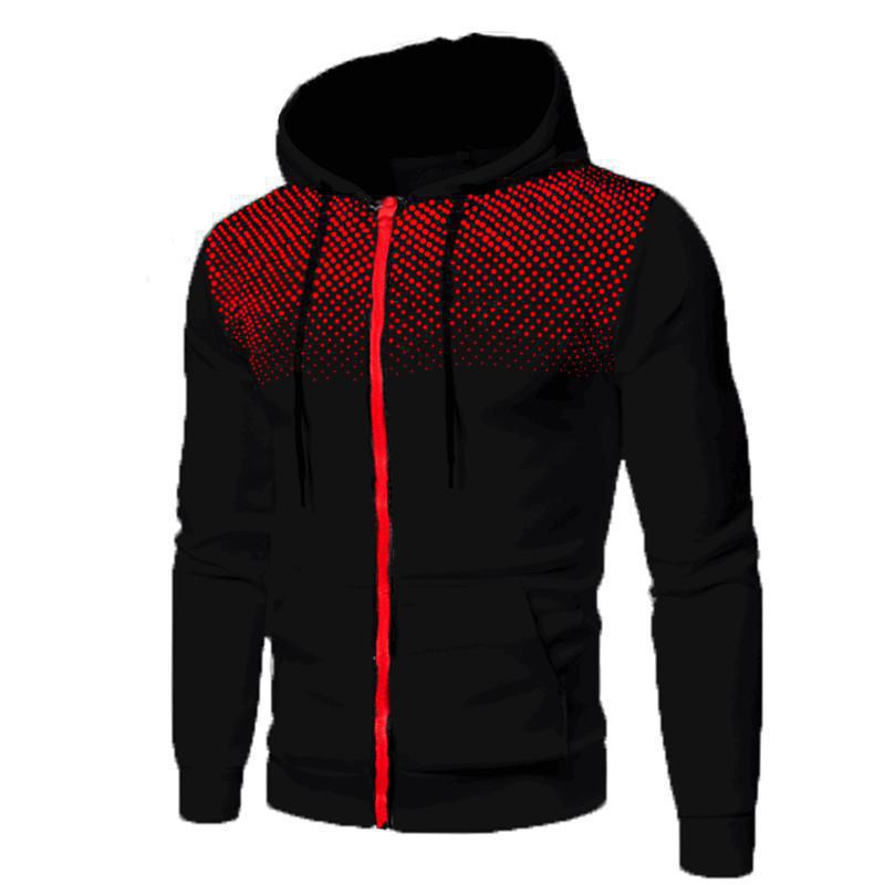 Herrensportig Zip-Hoodie med innovativt ventilationsdesign Eva Jonsson-Eva Jonsson