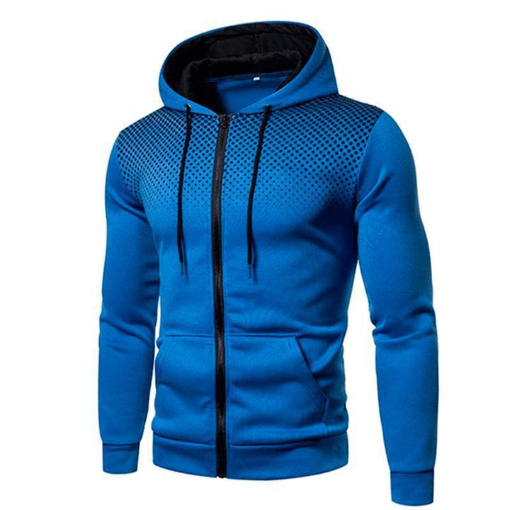Herrensportig Zip-Hoodie med innovativt ventilationsdesign Eva Jonsson-Eva Jonsson