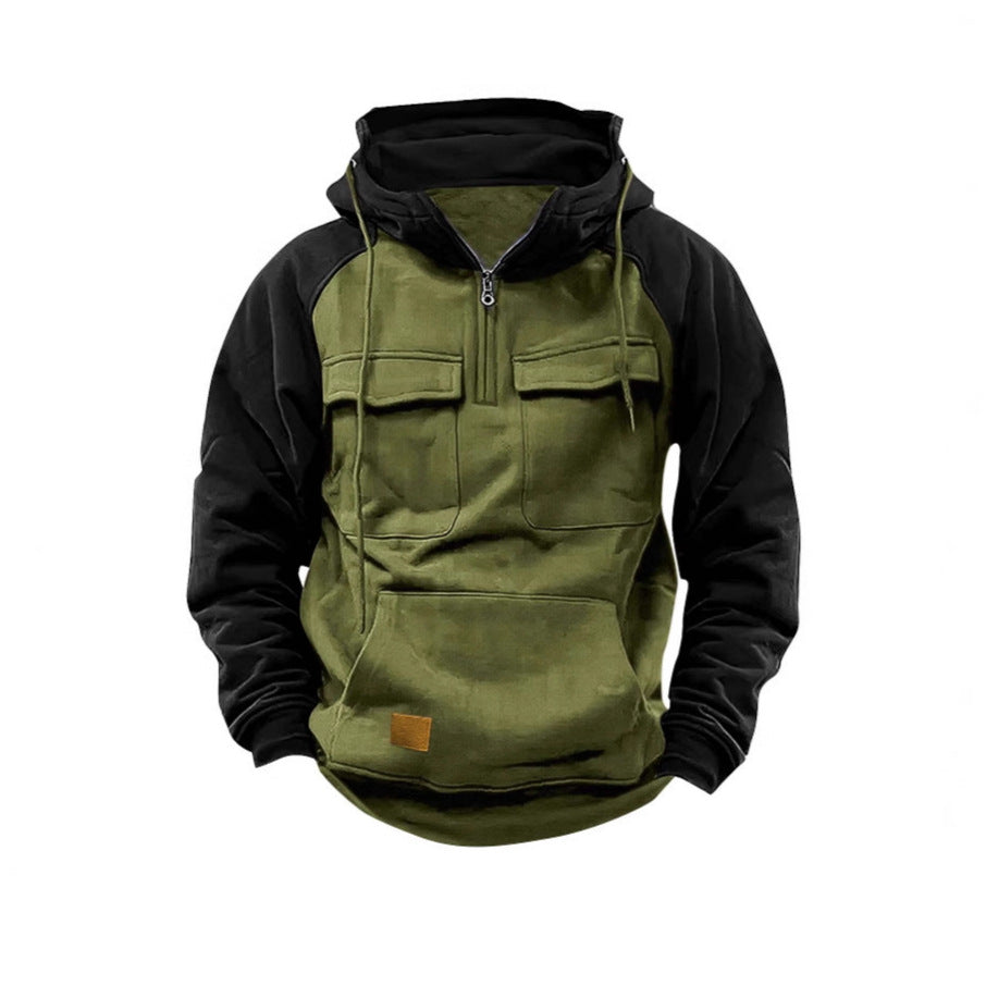 Herrfunktionell Hoodie med praktiska fickor och innovativ design Eva Jonsson-Eva Jonsson