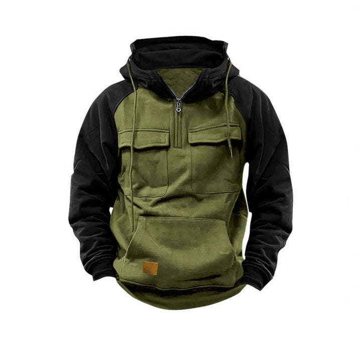 Herrfunktionell Hoodie med praktiska fickor och innovativ design Eva Jonsson-Eva Jonsson