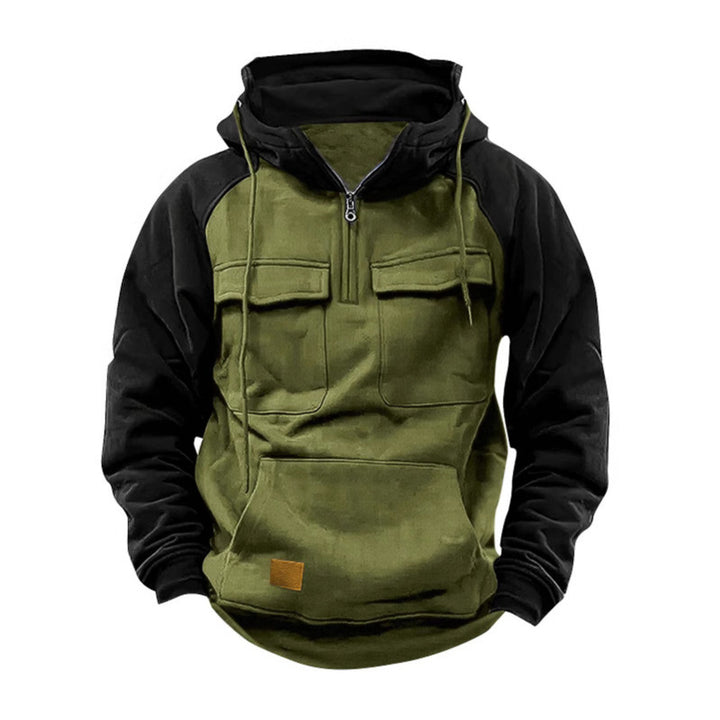 Herrfunktionell Hoodie med praktiska fickor och innovativ design Eva Jonsson-Eva Jonsson