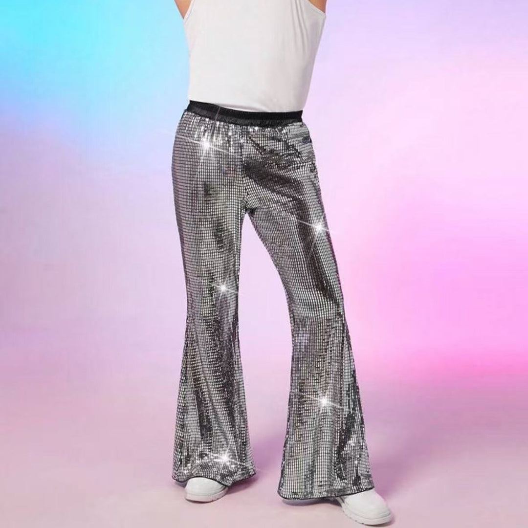 Herrglittrande paljettbyxa i extravagant disco-stil Eva Jonsson-Eva Jonsson