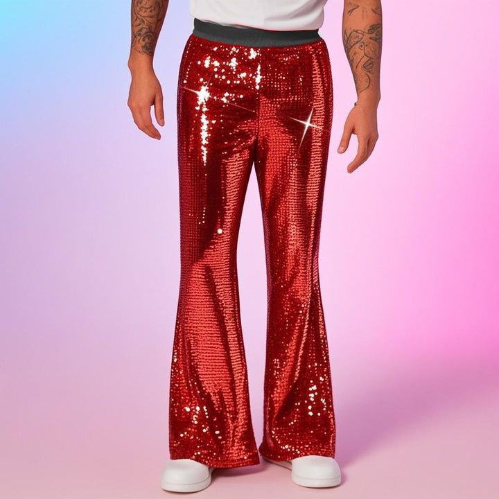 Herrglittrande paljettbyxa i extravagant disco-stil Eva Jonsson-Eva Jonsson