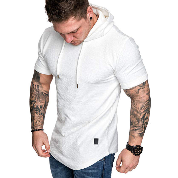 Herrhoodie T-shirt med modern skärning och avslappnad design Mirla-Eva Jonsson