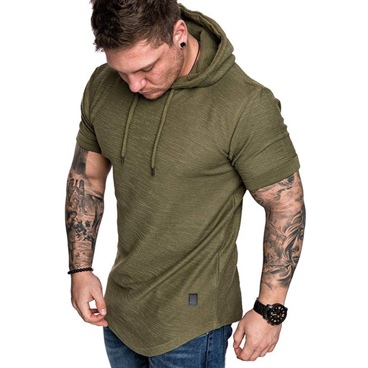 Herrhoodie T-shirt med modern skärning och avslappnad design Mirla-Eva Jonsson