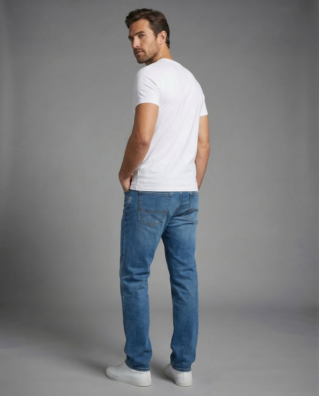 Herrjeans Raka Elastisk-Eva Jonsson