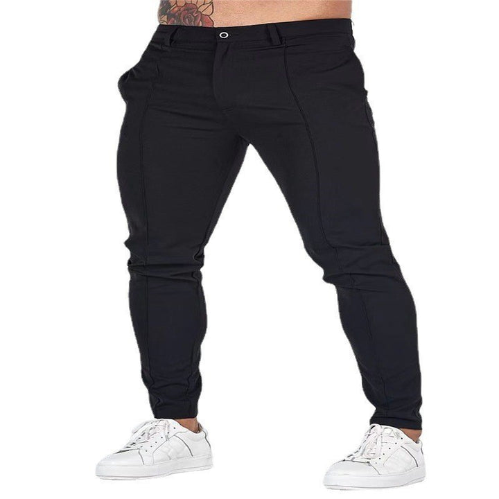 Herrmode Sportig Slim-Fit Joggingbyxor med elastisk midja och sidofickor Mirla-Eva Jonsson