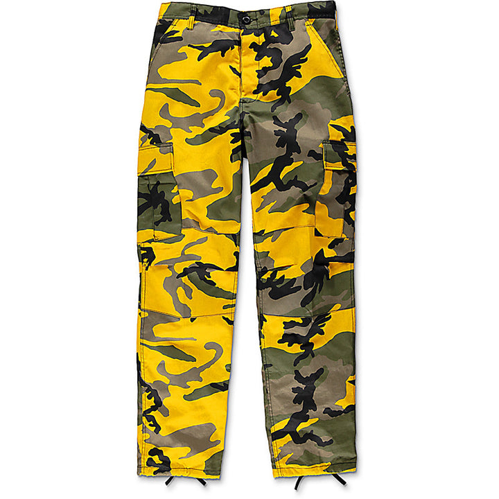Herrmode cargobyxor i camouflage-design Mirla-Eva Jonsson
