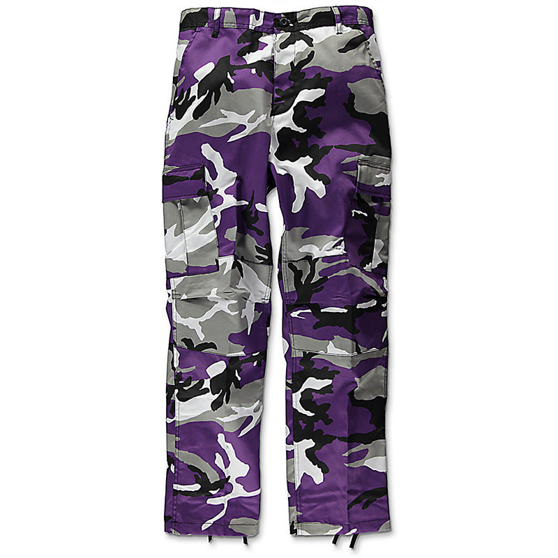 Herrmode cargobyxor i camouflage-design Mirla-Eva Jonsson