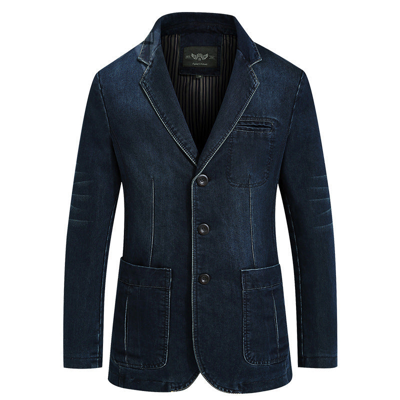 Herrmode denim-blazerjacka Mirla-Eva Jonsson