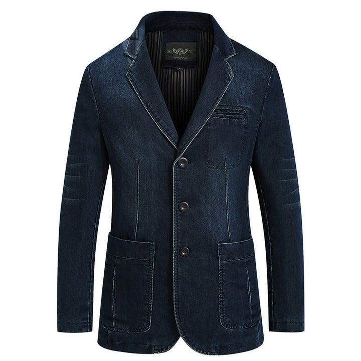 Herrmode denim-blazerjacka Mirla-Eva Jonsson