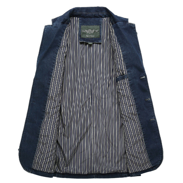 Herrmode denim-blazerjacka Mirla-Eva Jonsson