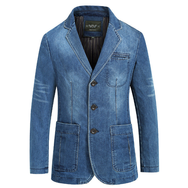 Herrmode denim-blazerjacka Mirla-Eva Jonsson