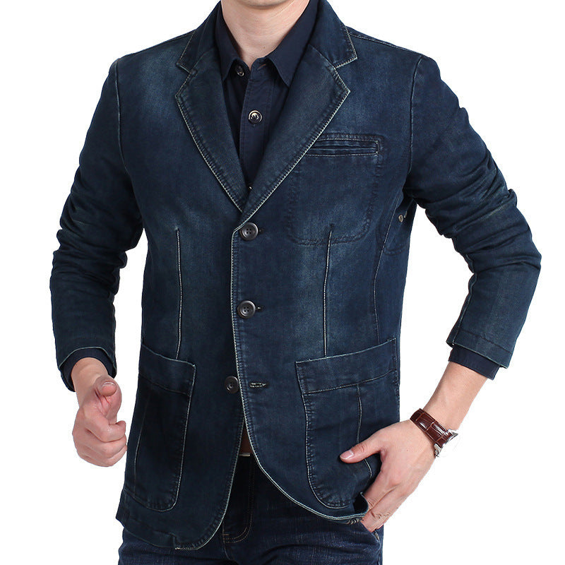 Herrmode denim-blazerjacka Mirla-Eva Jonsson