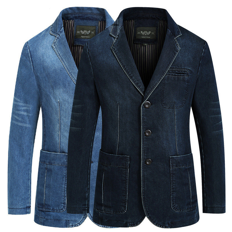 Herrmode denim-blazerjacka Mirla-Eva Jonsson