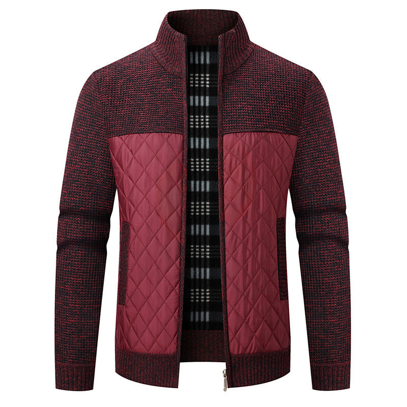 Herrmode trendig övergångsjacka med strukturerad design och isolerande foder Eva Jonsson-Eva Jonsson