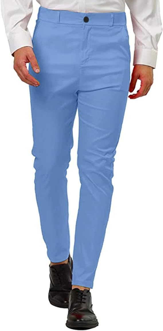 Herrssnitt Slim-Fit Chino-byxor med elastisk midja och innovativ design Mirla-Eva Jonsson