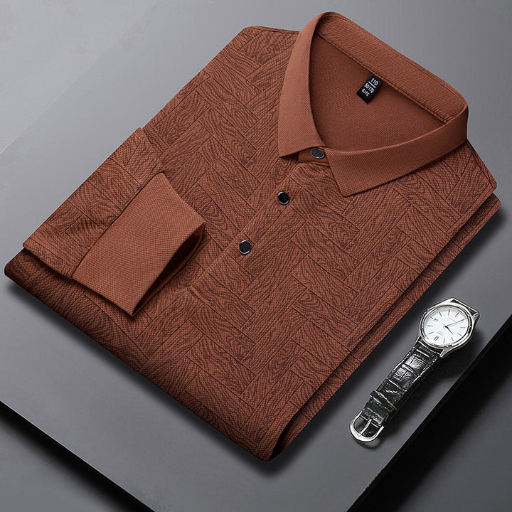 Herrstiligt polo med strukturerad design Mirla-Eva Jonsson