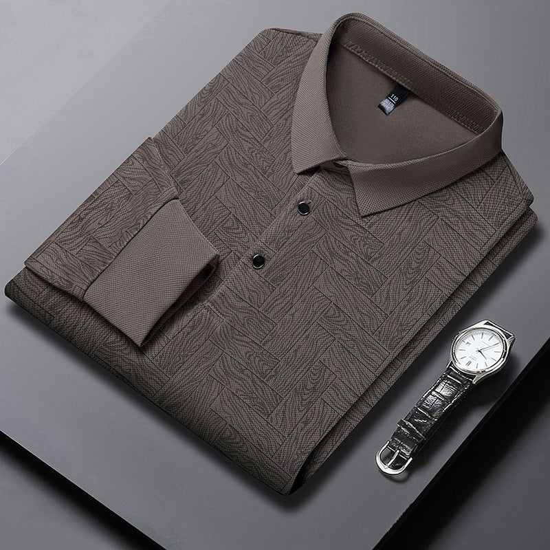 Herrstiligt polo med strukturerad design Mirla-Eva Jonsson