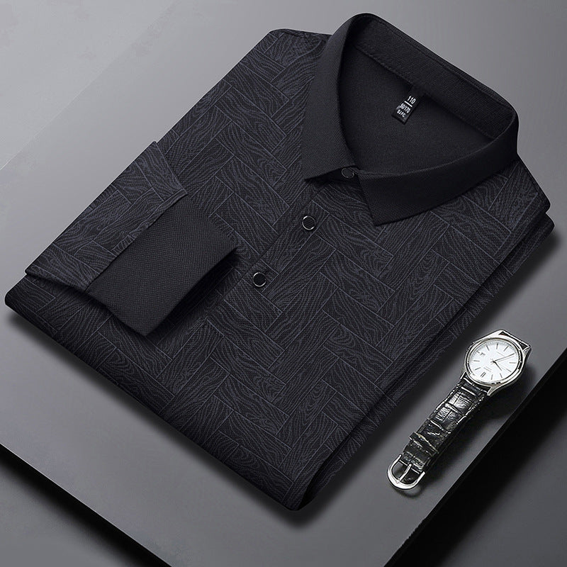 Herrstiligt polo med strukturerad design Mirla-Eva Jonsson