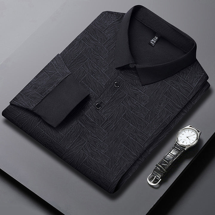 Herrstiligt polo med strukturerad design Mirla-Eva Jonsson