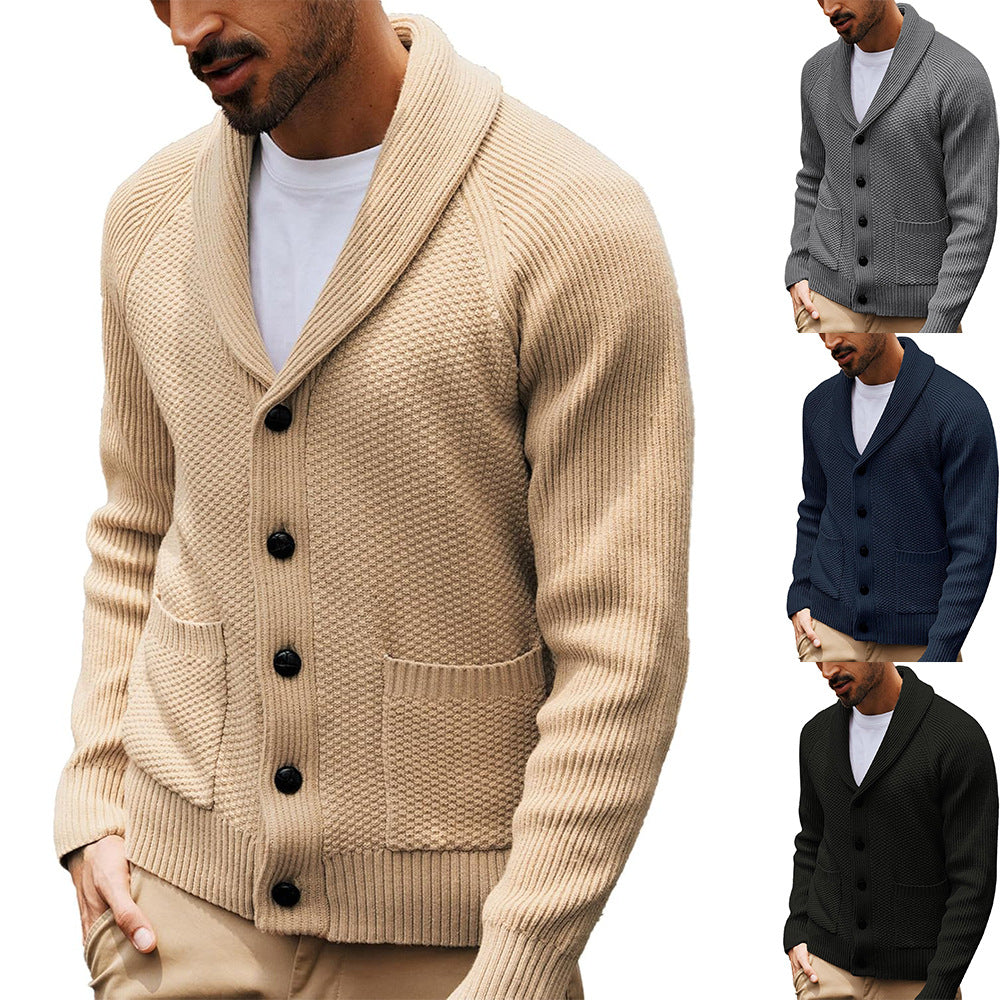 Herrströja med stilfull sjalkrage Mirla-Eva Jonsson