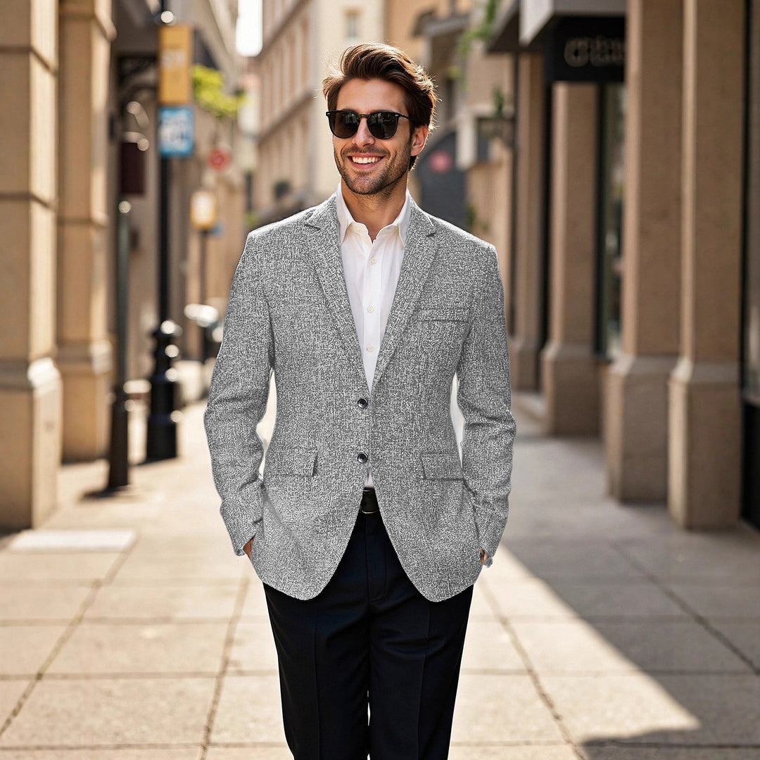 Herrstruktur blazer med modig textur Mirla-Eva Jonsson