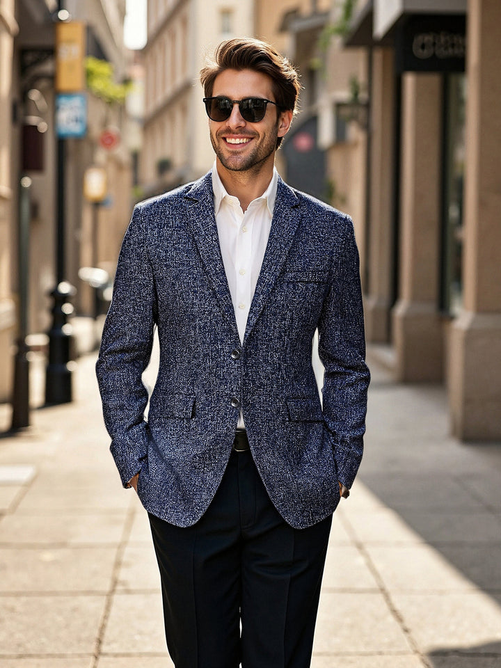 Herrstruktur blazer med modig textur Mirla-Eva Jonsson