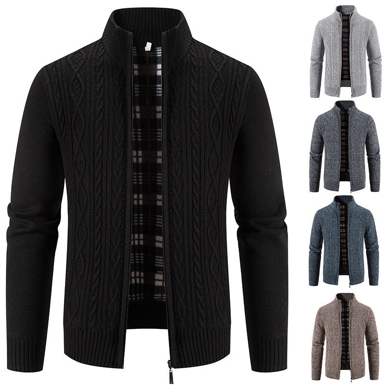 Herrtröja med hög krage och strukturerad design Eva Jonsson-Eva Jonsson