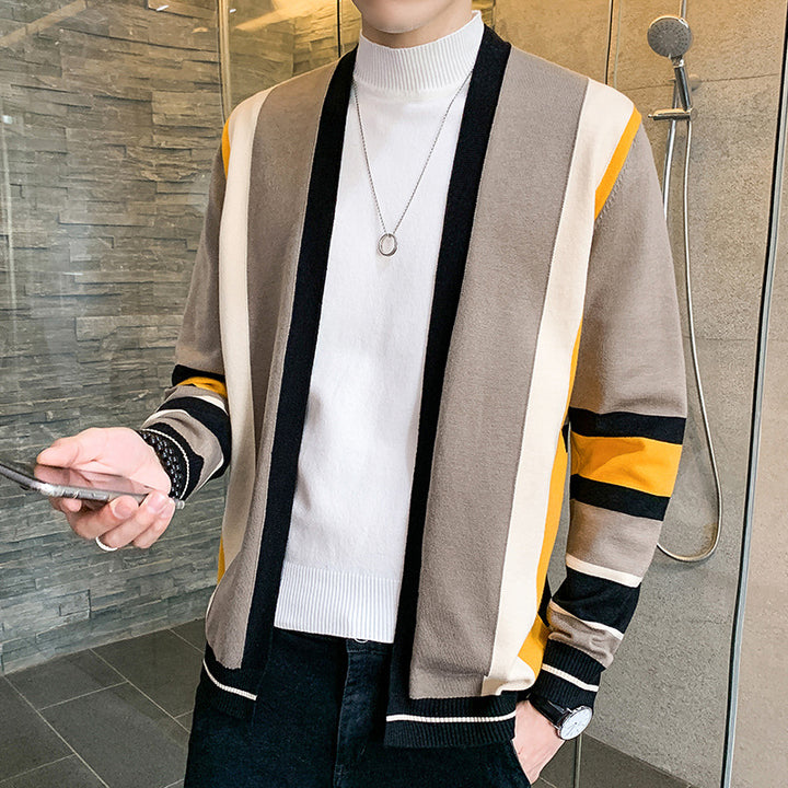 Herrtröja med modernt färgblockdesign Mirla-Eva Jonsson