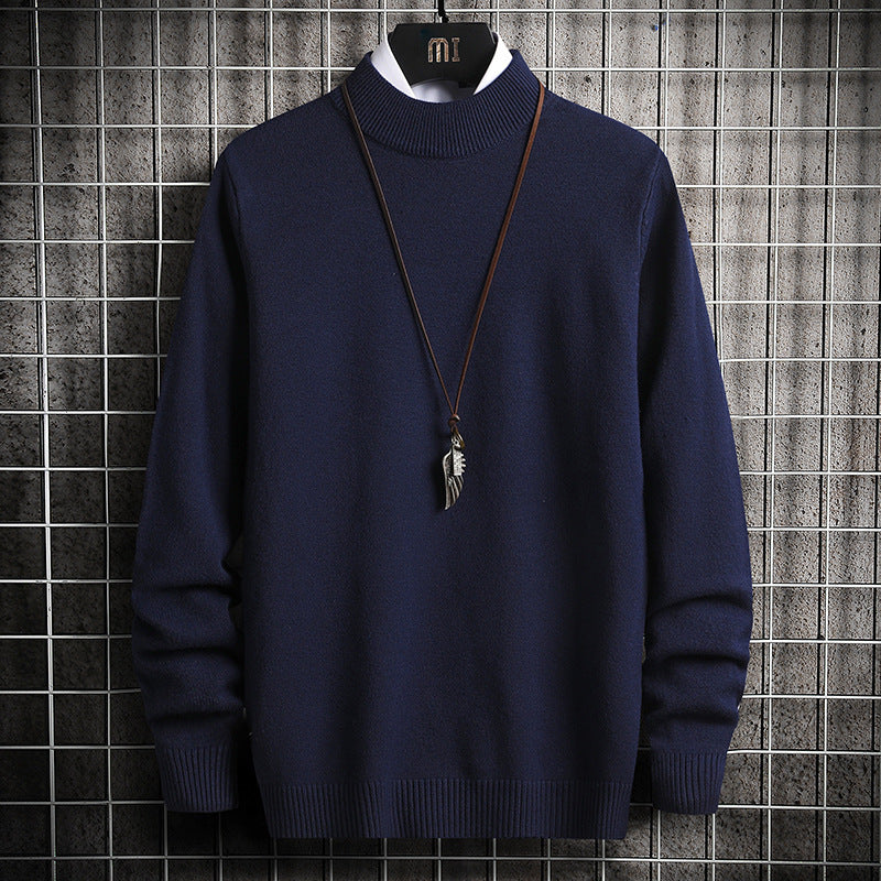 Herrtröja med rullkrage i mjukt stickat material Mirla-Eva Jonsson