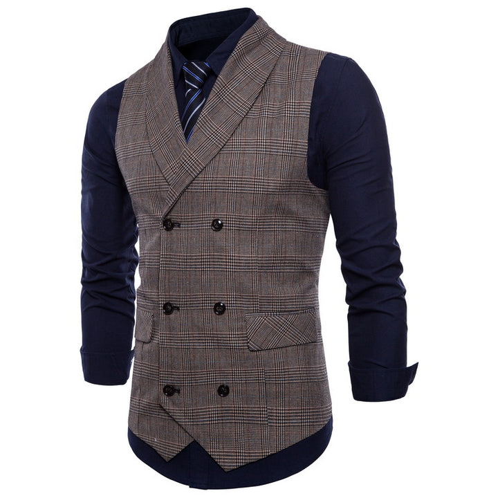 Herrväst i klassiskt rutig mönster Mirla-Eva Jonsson