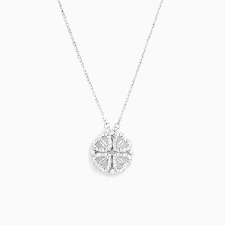 Hjärthalsband | Zirkon | Silver | Guldhalsband | Halsband för damer-Eva Jonsson