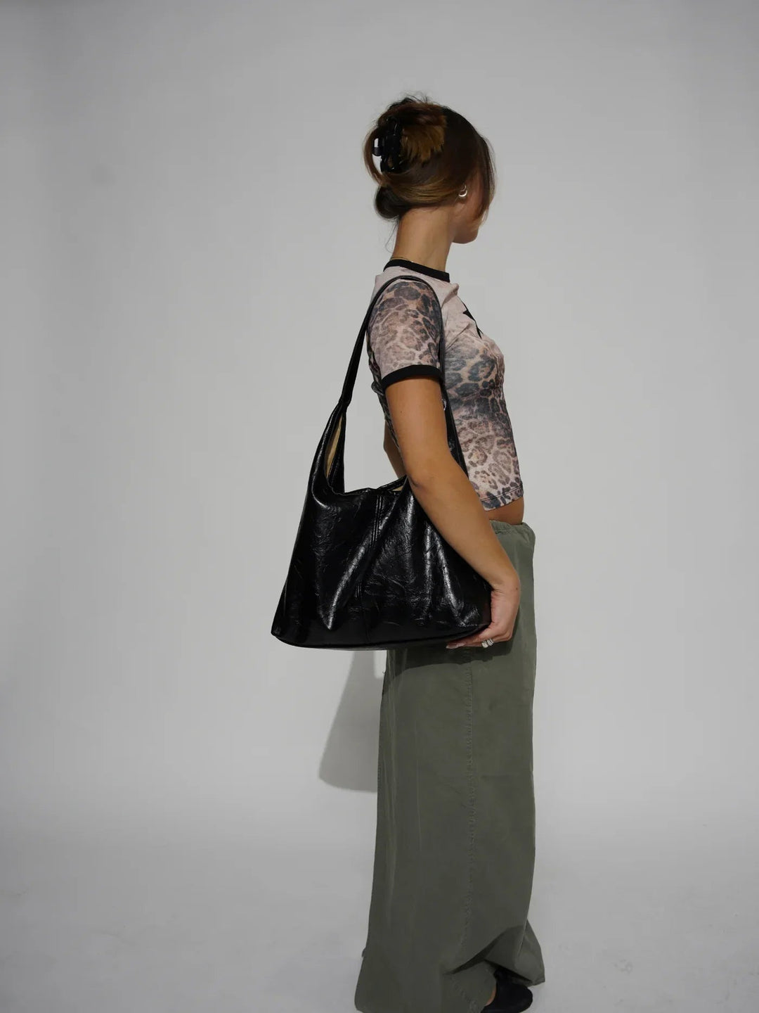 Hobo-väska | Veganläder | Stor | Väska och Clutch | Axelremsväska-Eva Jonsson