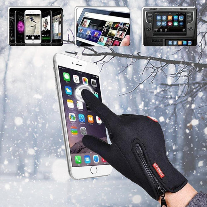 Högkvalitativa, varma, vindtäta och vattentäta touchscreenhandskar, unisex-Eva Jonsson