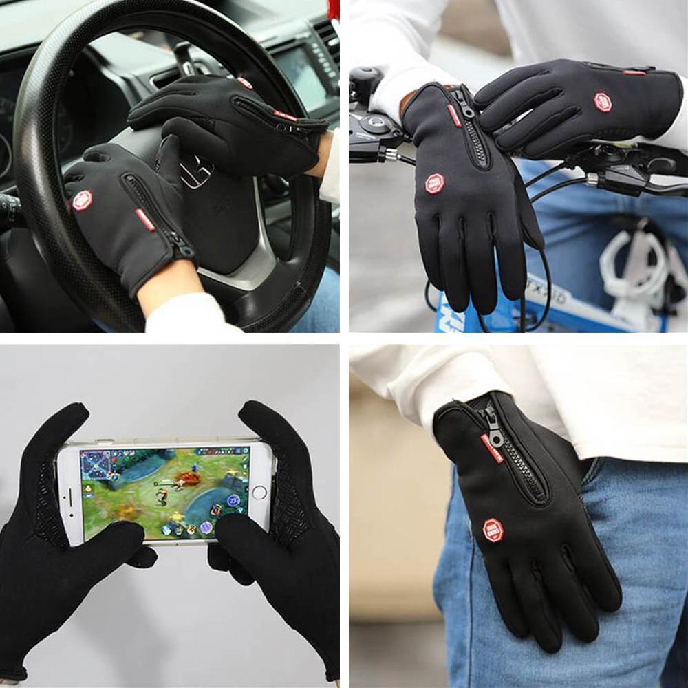 Högkvalitativa, varma, vindtäta och vattentäta touchscreenhandskar, unisex-Eva Jonsson