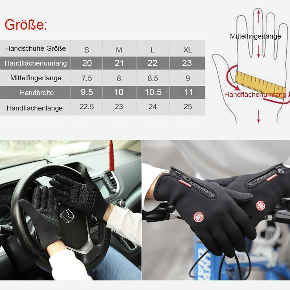 Högkvalitativa, varma, vindtäta och vattentäta touchscreenhandskar, unisex-Eva Jonsson