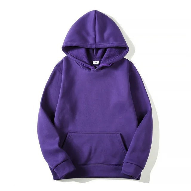 Hoodie för kvinnor - Oversized mysig pulloverhoodie med ficka-Eva Jonsson