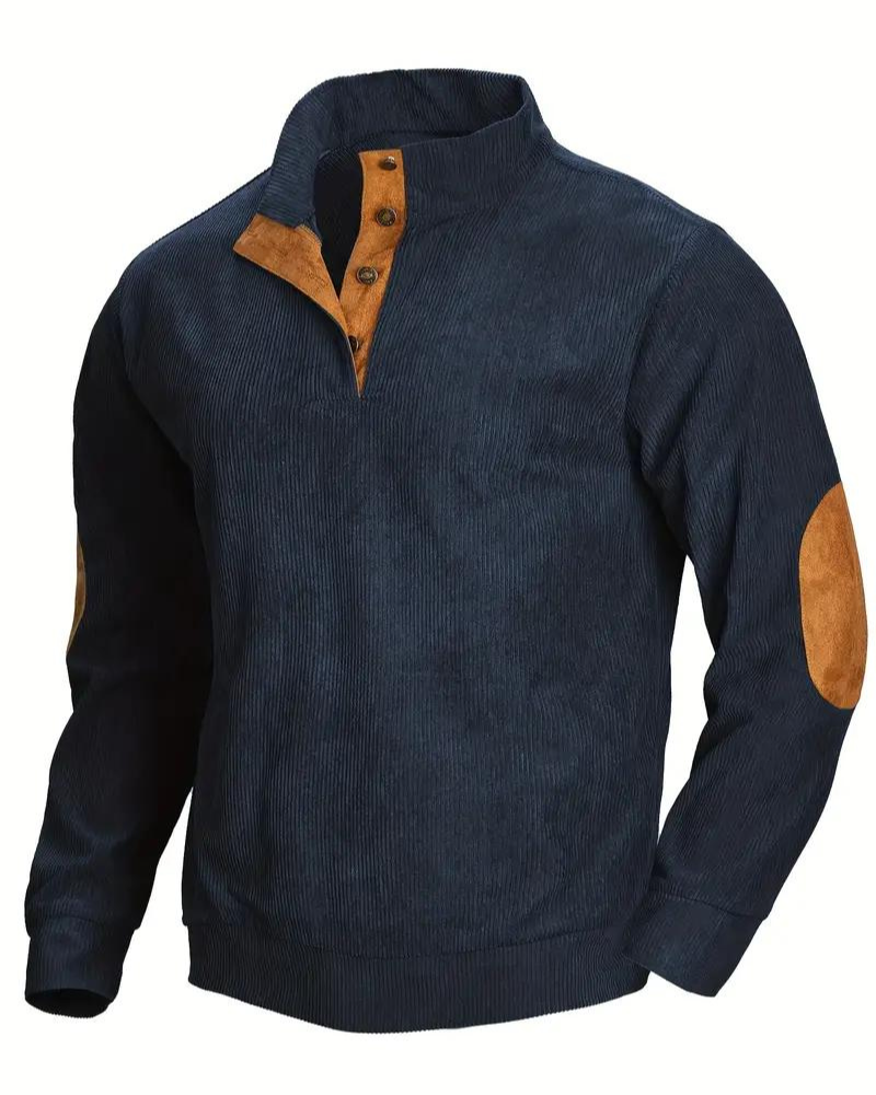 Hugo Pullover | Varm vinterkrage för män-Eva Jonsson