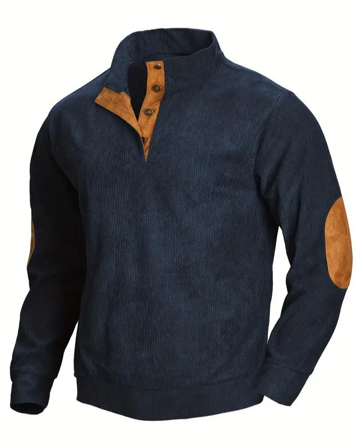 Hugo Pullover | Varm vinterkrage för män-Eva Jonsson