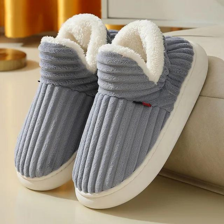 Inomhus tofflor | Fuzzy | Vinter | Fluffiga tofflor | Hus tofflor-Eva Jonsson