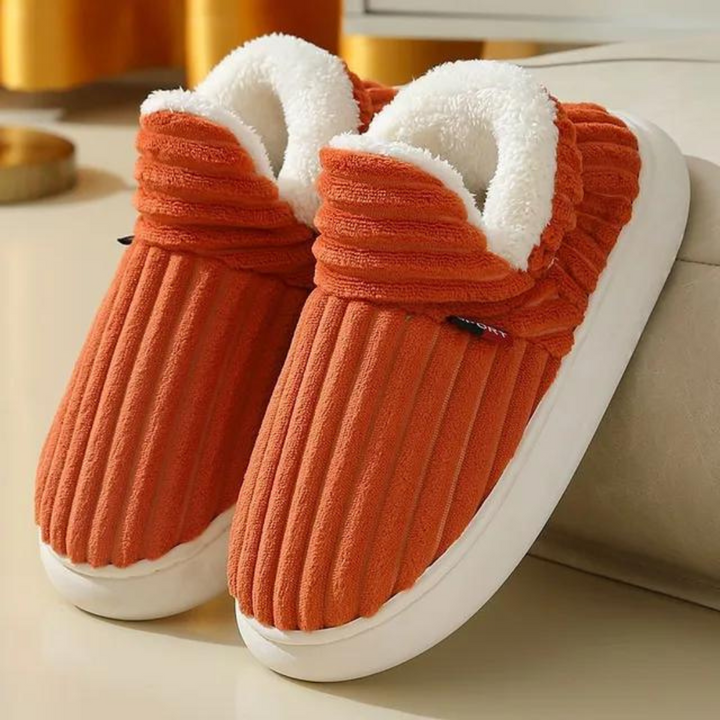 Inomhus tofflor | Fuzzy | Vinter | Fluffiga tofflor | Hus tofflor-Eva Jonsson
