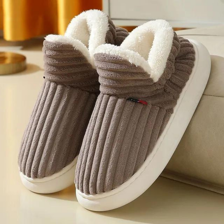 Inomhus tofflor | Fuzzy | Vinter | Fluffiga tofflor | Hus tofflor-Eva Jonsson