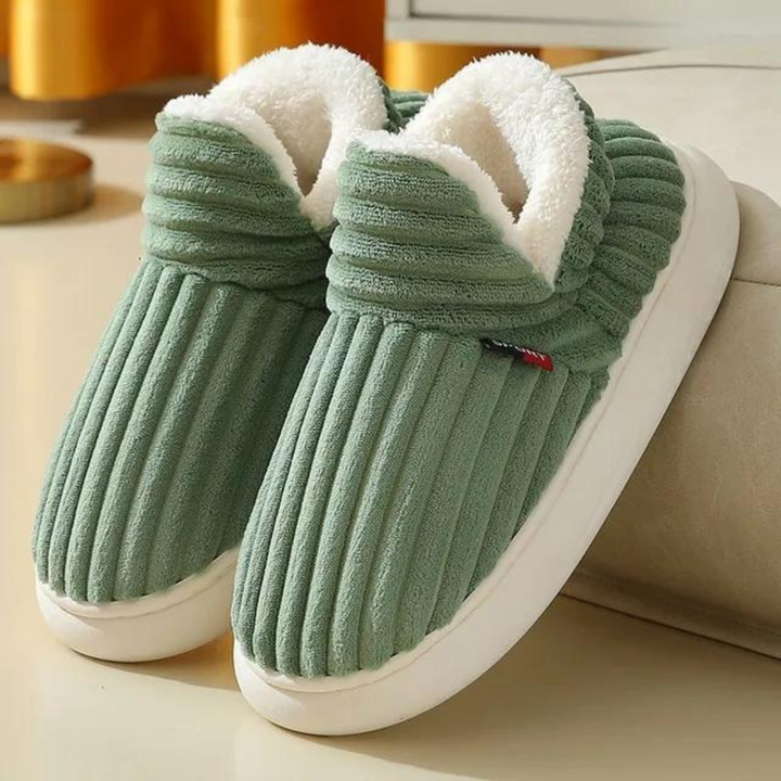 Inomhus tofflor | Fuzzy | Vinter | Fluffiga tofflor | Hus tofflor-Eva Jonsson
