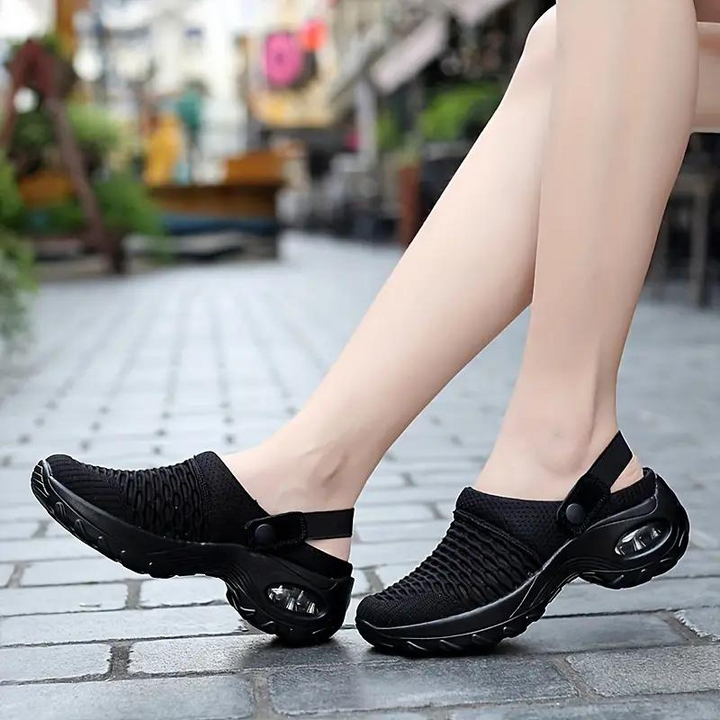 Iolanthe Promenadskor | Andningsaktiva slip-on-sandaler för kvinnor-Eva Jonsson
