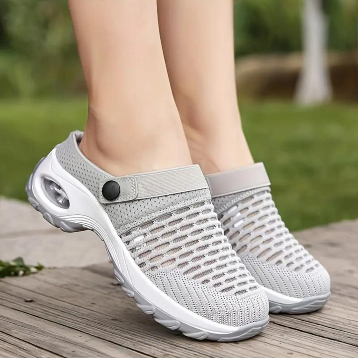 Iolanthe Promenadskor | Andningsaktiva slip-on-sandaler för kvinnor-Eva Jonsson